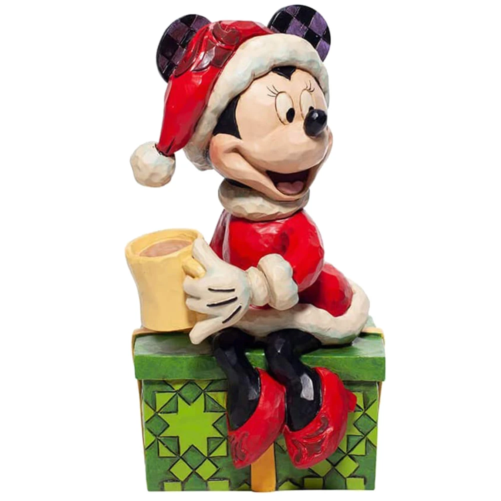 Enesco Statuette De Collection Minnie Noël 1 Enesco Statuette De Collection Minnie Noël