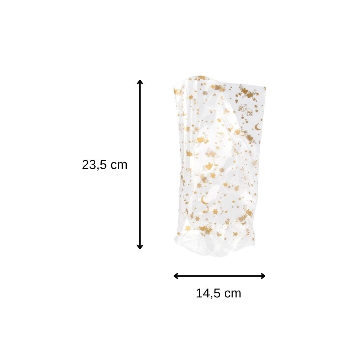 Lot De 10 Sachets Biscuits De Noël Doré Zenker 4346350 3 Lot De 10 Sachets Biscuits De Noël Doré Zenker 4346350 – Image 3