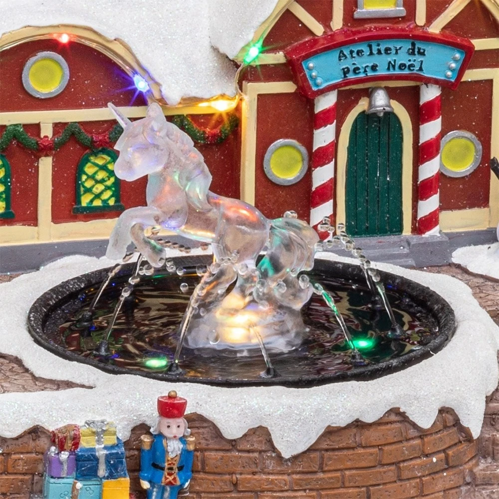 Village De Noël La Fontaine Du Père Noël 3 Village De Noël La Fontaine Du Père Noël – Image 3