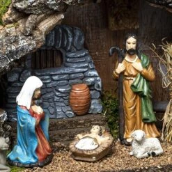 Crèche De Noël 6 Santons H20 -Homcom Boutique 3482731495688 3