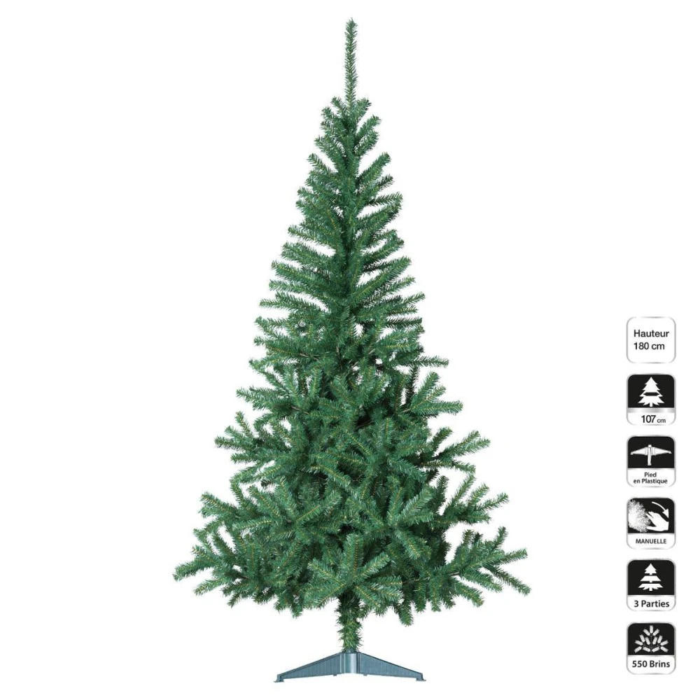 Sapin De Noël Essentiel Vert 180 Cm 1 Sapin De Noël Essentiel Vert 180 Cm