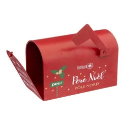 ATMOSPHERA Boîte Aux Lettres Déco "Soir De Noël" 20cm Rouge