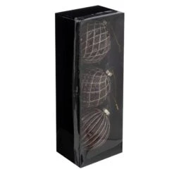 ATMOSPHERA Lot De 3 Boules De Noël Déco "Soir" 8cm Rouge -Homcom Boutique 3560231580728 5