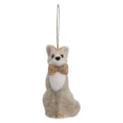 ATMOSPHERA Sujet De Noël Déco "Renard" 12cm Marron