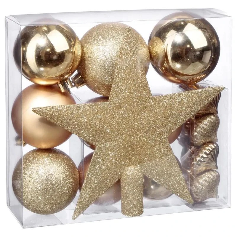 Kit 18 Pièces Déco De Noël "Colorama" 23cm Turquoise 1 Kit 18 Pièces Déco De Noël "Colorama" 23cm Turquoise