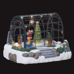 Village De Noël Serre Du Père Noel 8 L Lumineux - Feeric Christmas