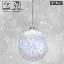 ATMOSPHERA Boule De Noël En Verre 100 Mm