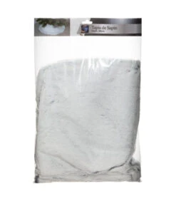 Déco De Noël Tapis Pour Pied De Sapin En Fourrure Grise D 90 Cm