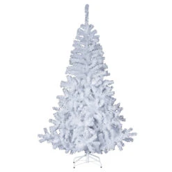 Sapin De Noël Artificiel Luxe Blanc 21 Sapin De Noël Artificiel Luxe Blanc -Homcom Boutique 3560237289595 1