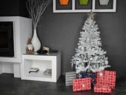 Sapin De Noël Artificiel Luxe Blanc 27 Sapin De Noël Artificiel Luxe Blanc -Homcom Boutique 3560237289601 3