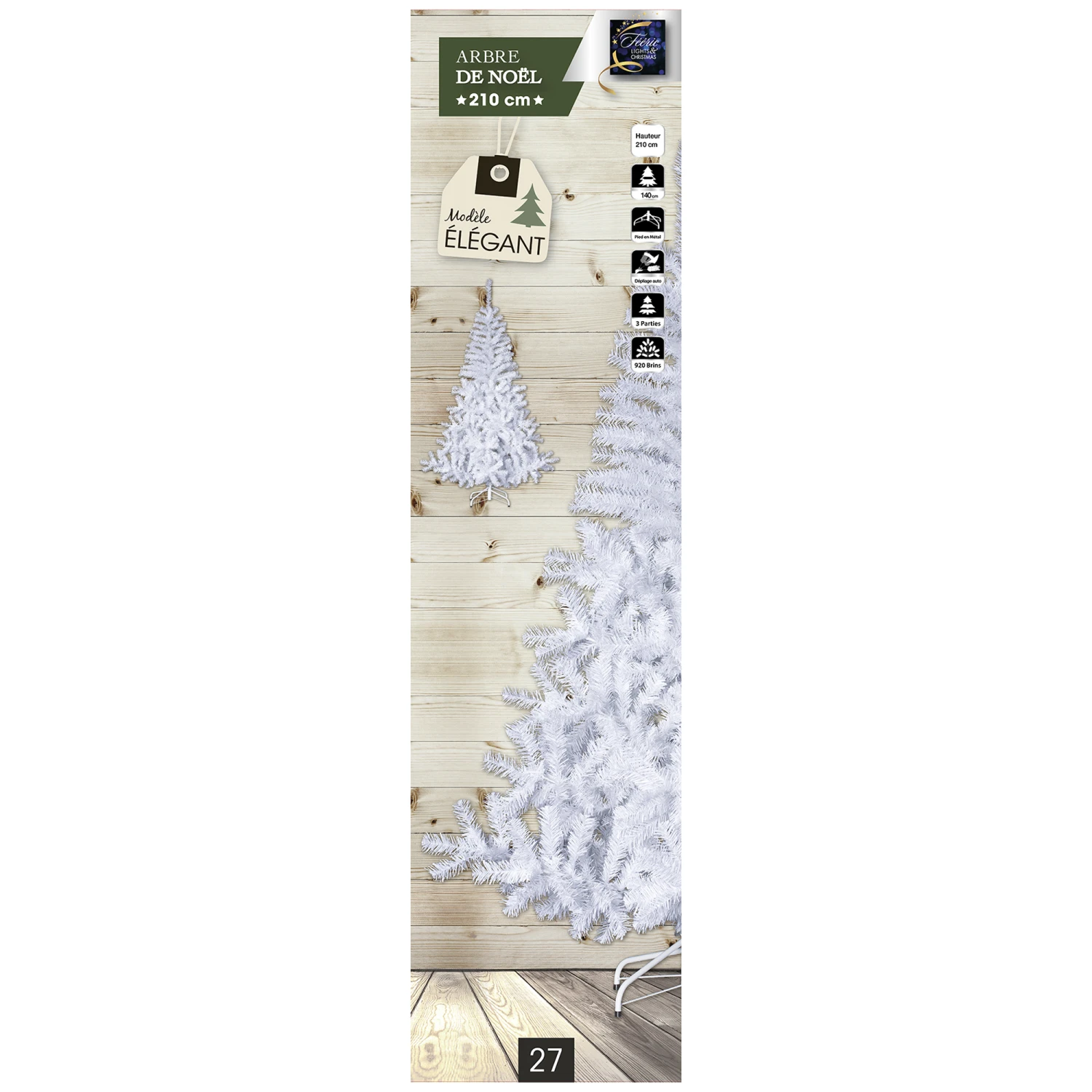 Sapin De Noël Artificiel Luxe Blanc 15 Sapin De Noël Artificiel Luxe Blanc – Image 15