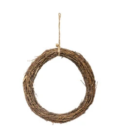 Couronne De Noël En Brindilles De Bois à Décorer D 26 Cm