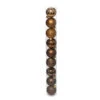 Déco De Sapin Lot De 9 Boules De Noël D 6 Cm - Bronze