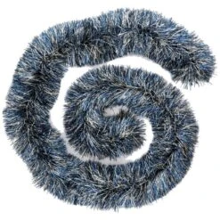 ATMOSPHERA Guirlande De Noël "Maison" 200cm Bleu & Or