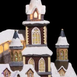 Eglise De Noël Avec Rivière Animée Et Lumineuse - Multicolore 6 Eglise De Noël Avec Rivière Animée Et Lumineuse - Multicolore -Homcom Boutique 3560238374443 3