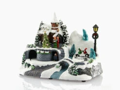 Village De Noël Lumineux Père Noël Et Ses Rennes - Nos Envies Déco