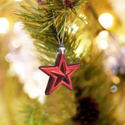 Lot De 6 étoiles De Noël En Plastique -Homcom Boutique 3560239651420 3