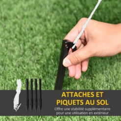 OUTSUNNY Ours Polaire Gonflable De Noël Décoration Gonflable LED De Noël 2,07H M 12 Lumières LED Pingouin Cadeau Blanc 13 OUTSUNNY Ours Polaire Gonflable De Noël Décoration Gonflable LED De Noël 2,07H M 12 Lumières LED Pingouin Cadeau Blanc -Homcom Boutique 3662970110317 7