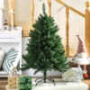 HOMCOM Sapin De Noël Artificiel Ø 85 X 120H Cm 305 Branches épines Imitation Nordmann Grand Réalisme Vert