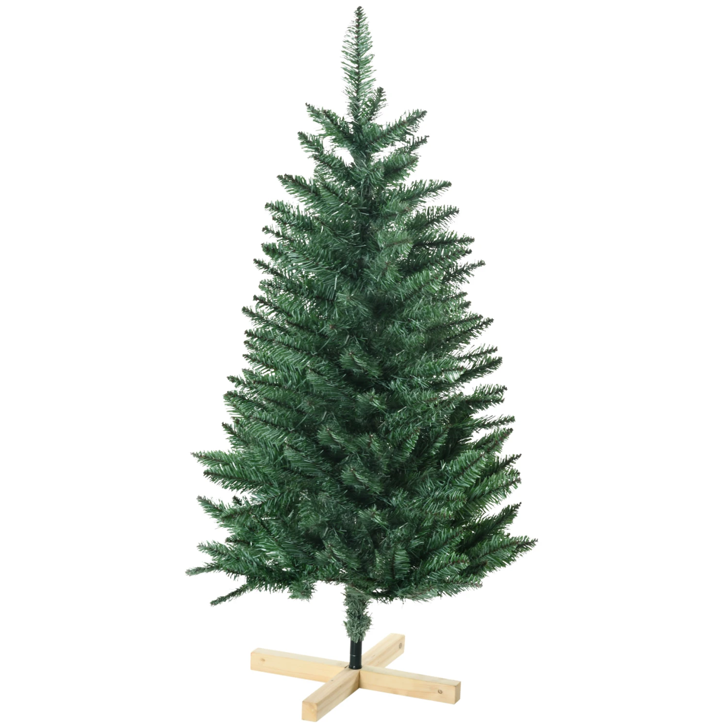 HOMCOM Sapin De Noël Artificiel Ø 62 X 120H Cm 200 Branches épines Imitation Nordmann Grand Réalisme Vert 2 HOMCOM Sapin De Noël Artificiel Ø 62 X 120H Cm 200 Branches épines Imitation Nordmann Grand Réalisme Vert – Image 2