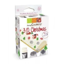 Kit De Douilles à Pâtisserie 3D - Edition Noël