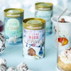 Tisane Bio Magie De Noël + 4 Pailles En Inox -Homcom Boutique 3700943776587 4