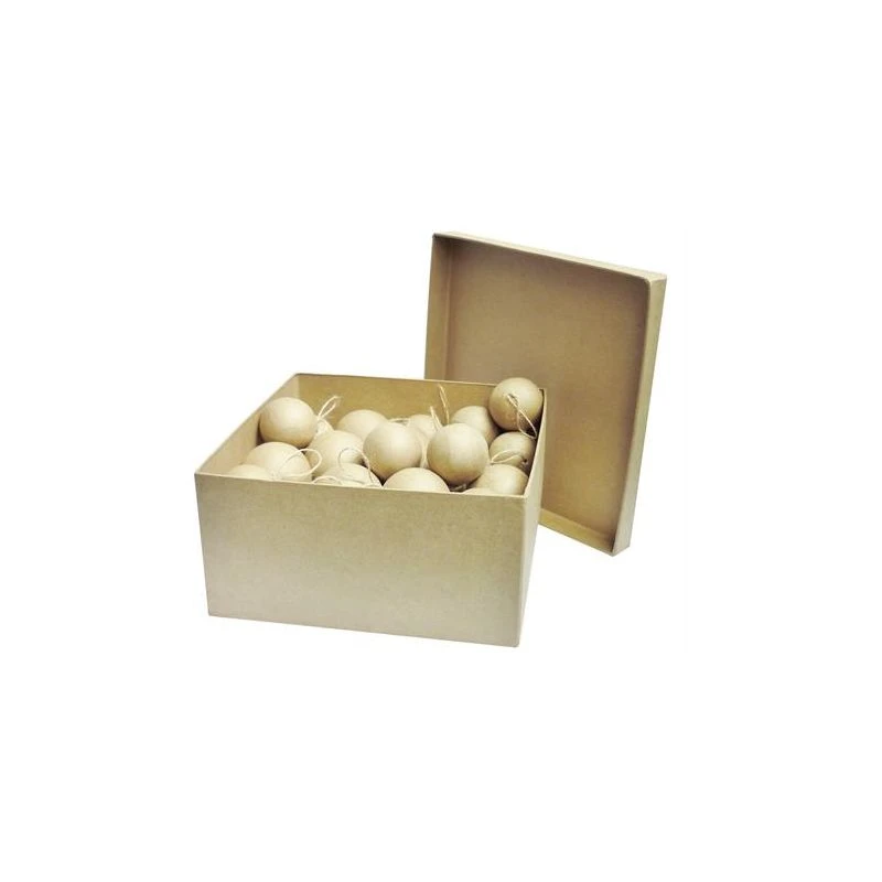 Boules De Noël En Papier Mâché 1 Boules De Noël En Papier Mâché