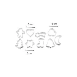 Lot De 9 Emporte-pièces De Noël Sur Cintre Zenker Emporte-pièces 42961 -Homcom Boutique 4008033429610 3