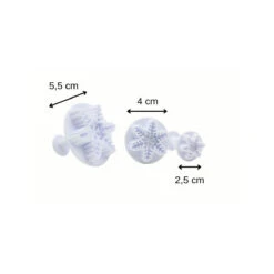Lot De 3 Emporte-pièces De Noël Pour Pâte à Sucre Motif Flocon De Neige Zenker Emporte-pièces 43076 9 Lot De 3 Emporte-pièces De Noël Pour Pâte à Sucre Motif Flocon De Neige Zenker Emporte-pièces 43076 -Homcom Boutique 4008033430760 3