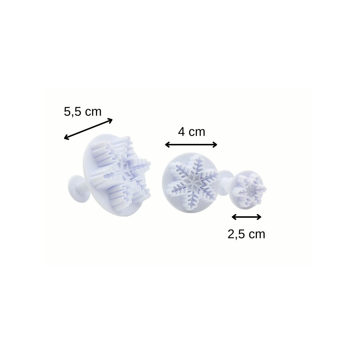 Lot De 3 Emporte-pièces De Noël Pour Pâte à Sucre Motif Flocon De Neige Zenker Emporte-pièces 43076 3 Lot De 3 Emporte-pièces De Noël Pour Pâte à Sucre Motif Flocon De Neige Zenker Emporte-pièces 43076 – Image 3