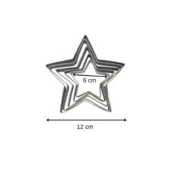 Lot De 5 Emporte-pièces De Noël En Forme D'étoile Zenker Emporte-pièces 44813 7 Lot De 5 Emporte-pièces De Noël En Forme D'étoile Zenker Emporte-pièces 44813 -Homcom Boutique 4008033448130 3