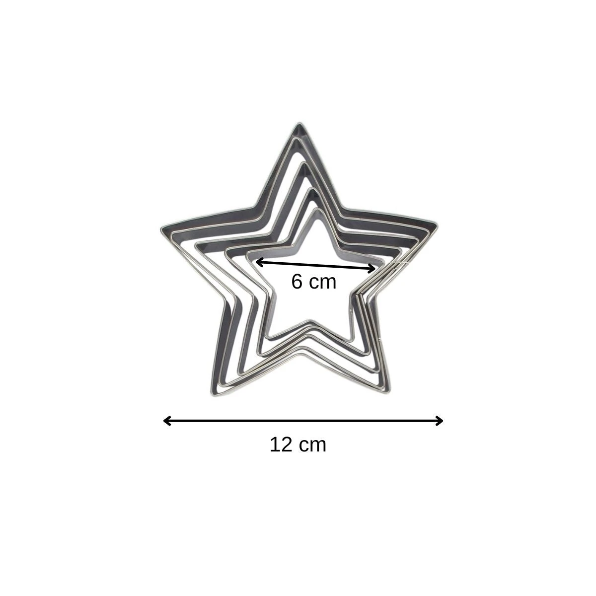 Lot De 5 Emporte-pièces De Noël En Forme D'étoile Zenker Emporte-pièces 44813 3 Lot De 5 Emporte-pièces De Noël En Forme D'étoile Zenker Emporte-pièces 44813 – Image 3