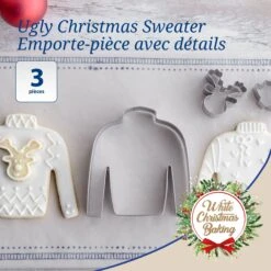 Dr. Oetker Ensemble De 3 Emporte-pièces "Pull De Noël" Dr.Oetker Baker Edition 1065 -Homcom Boutique 4044935010655 3