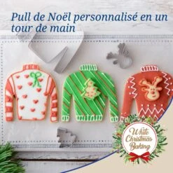 Dr. Oetker Ensemble De 3 Emporte-pièces "Pull De Noël" Dr.Oetker Baker Edition 1065 -Homcom Boutique 4044935010655 6