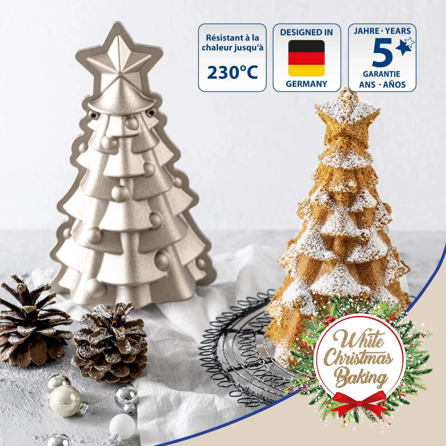 Dr. Oetker Moule à Gâteaux Original En Forme De Sapin De Noël Dr.Oetker Christmas 1392 3 Dr. Oetker Moule à Gâteaux Original En Forme De Sapin De Noël Dr.Oetker Christmas 1392 – Image 3