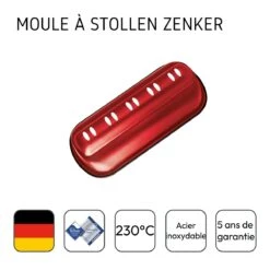 Moule à Stollen Ou Bûche De Noël Zenker Spécial Christmas 6004 -Homcom Boutique 4044935060049 4