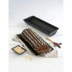 Moule à Bûche De Noël Zenker Black Metallic 6532