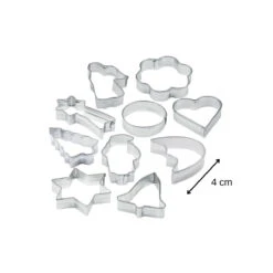 Lot De 10 Emporte-pièces De Noël Sur Cintre Zenker Emporte-pièces 7731 -Homcom Boutique 4044935077313 3