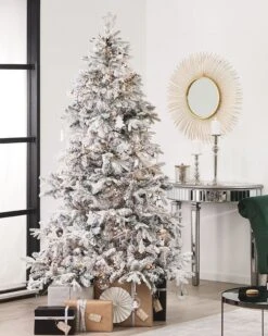 Sapin De Noël Artificiel 210 Cm Blanc TOMICHI