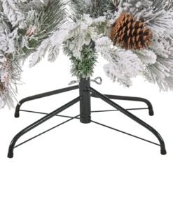 Sapin De Noël Artificiel Effet Neige 120 Cm Blanc MASALA -Homcom Boutique 4251682269681 5