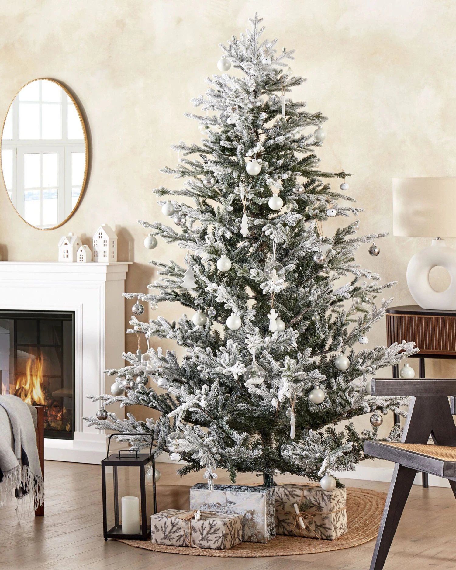 Sapin De Noël 210 Cm Blanc BRISCO 1 Sapin De Noël 210 Cm Blanc BRISCO