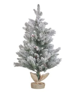 Sapin De Noël 90 Cm Vert Glacé MALIGNE -Homcom Boutique 4251682289061 4
