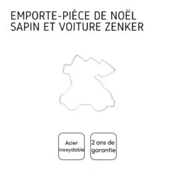 Emporte-pièce De Noël En Forme De Sapin Couché Sur Une Voiture Zenker Emporte-pièces 672803 -Homcom Boutique 5051126728038 4