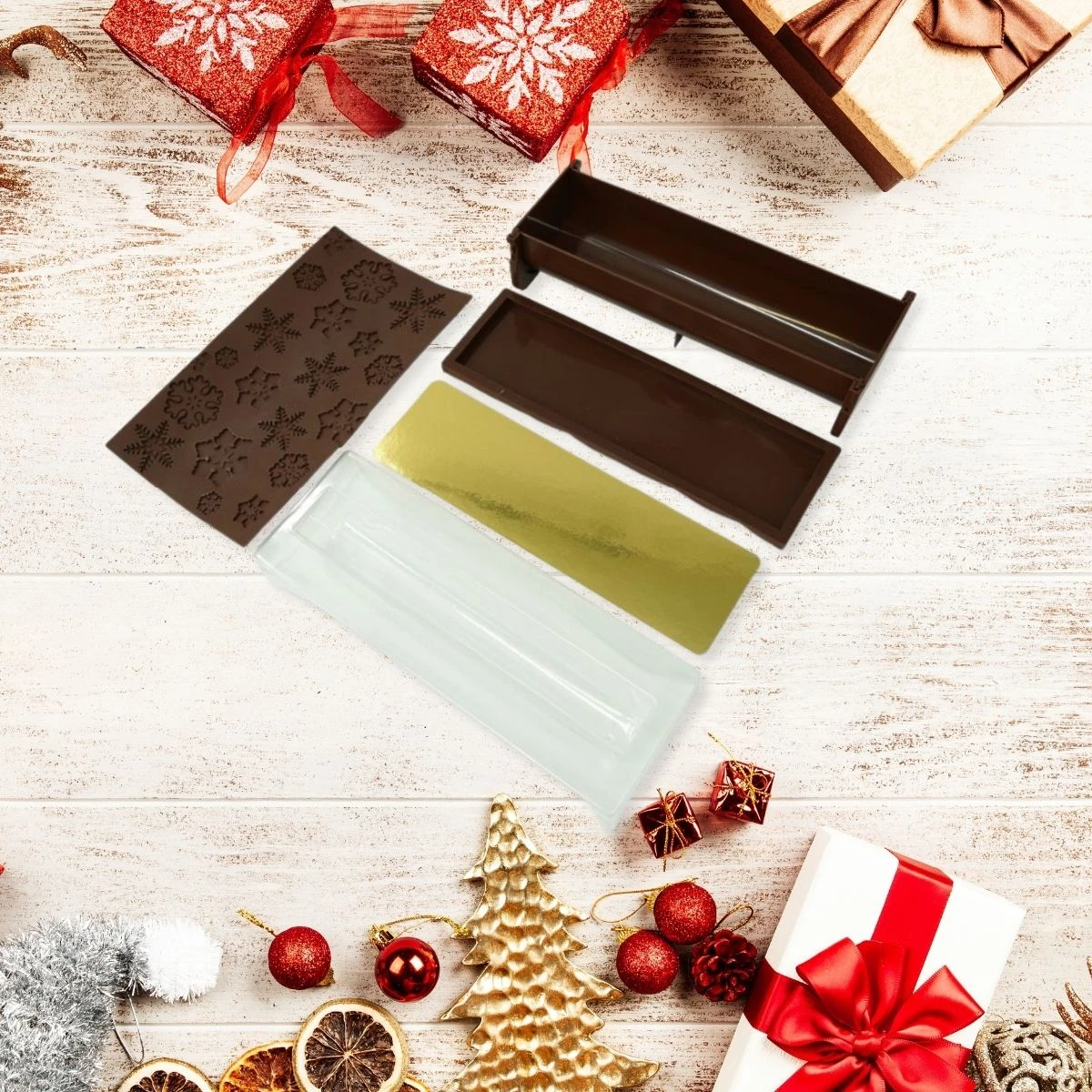 Moule à Bûche De Noël Avec Insert Et Plaque Motif Flocon De Neige Zenker Noël 684286 1 Moule à Bûche De Noël Avec Insert Et Plaque Motif Flocon De Neige Zenker Noël 684286