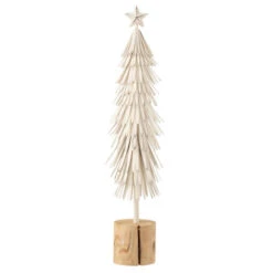 Sapin De Noël à Poser "Sur Pied" 49cm Blanc