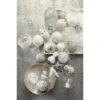 Lot De 6 Boules De Noël "Sequins" 9cm Transparent