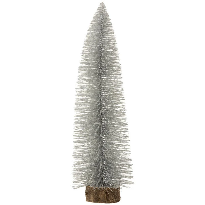 Sapin De Noël à Poser "Paillettes" 61cm Argent 1 Sapin De Noël à Poser "Paillettes" 61cm Argent