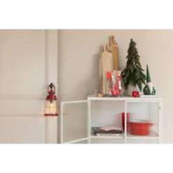 Père Noël Déco "Vintage" 44cm Blanc & Or 6 Père Noël Déco "Vintage" 44cm Blanc & Or -Homcom Boutique 5400924265540 3