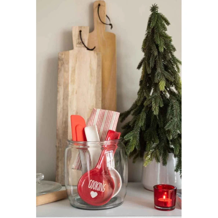 Père Noël Déco "Vintage" 44cm Blanc & Or 4 Père Noël Déco "Vintage" 44cm Blanc & Or – Image 4