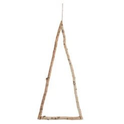 Sapin De Noël à Suspendre "Châssis" 80cm Naturel